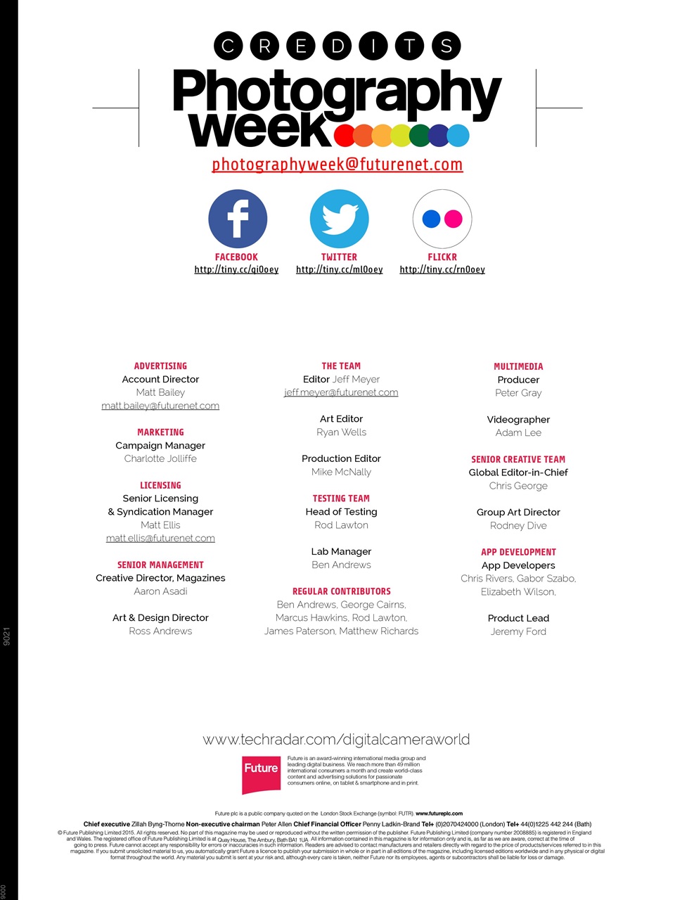 Photography Week Preview Pages