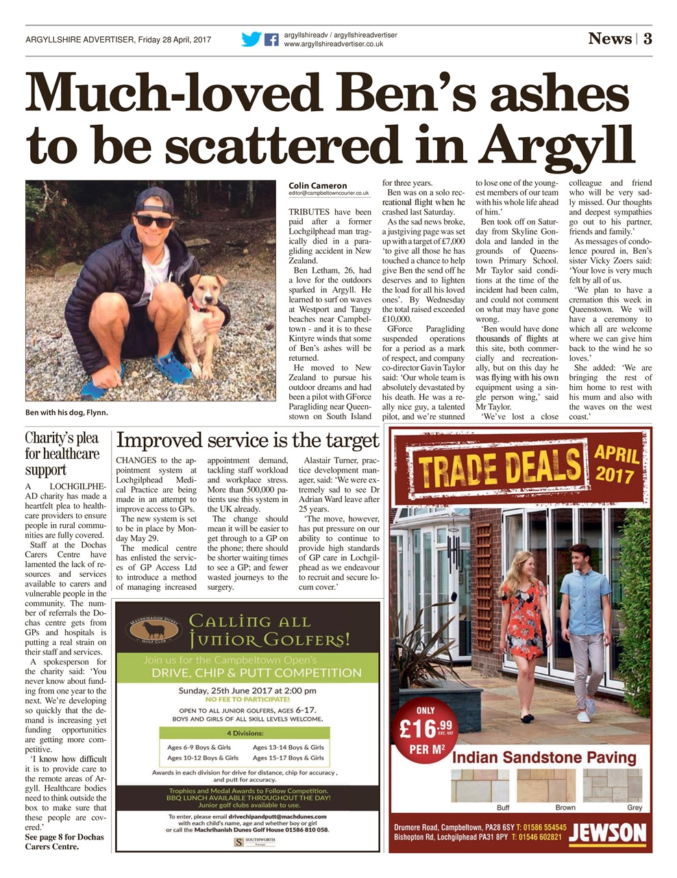 Argyllshire Advertiser Preview Pages