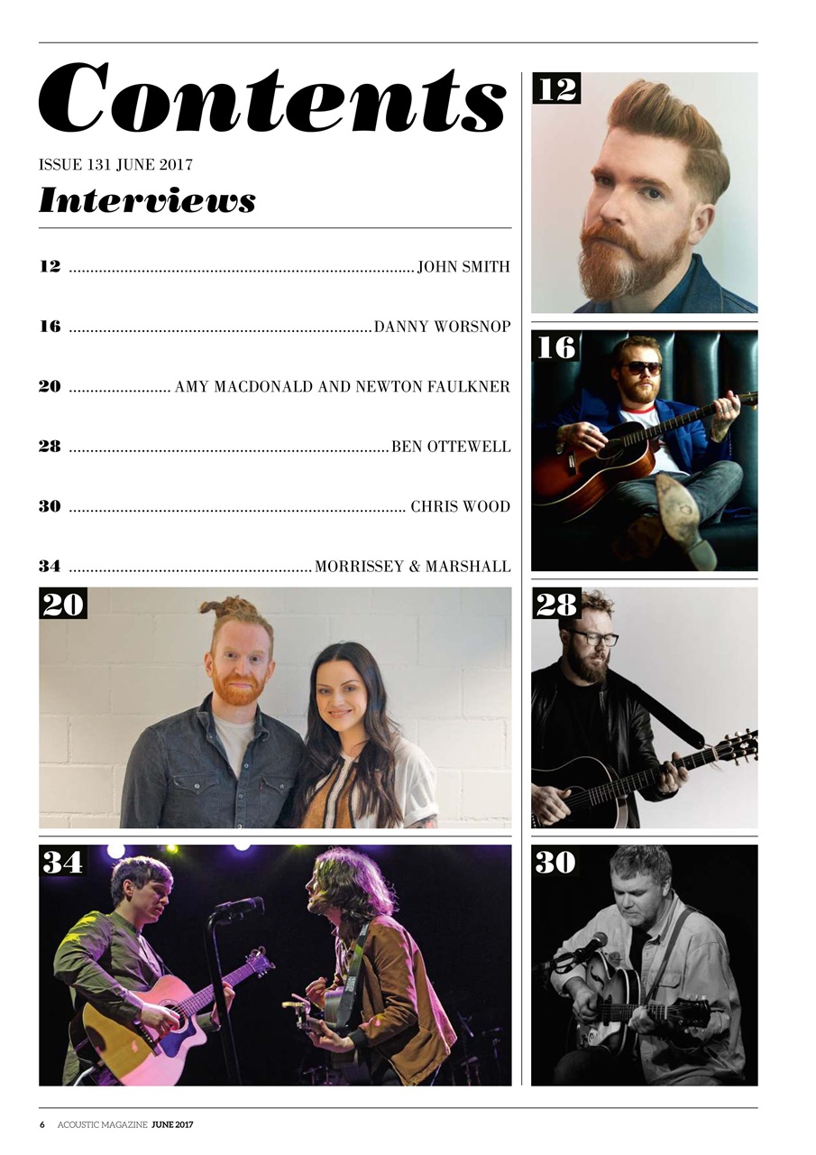 Acoustic Preview Pages