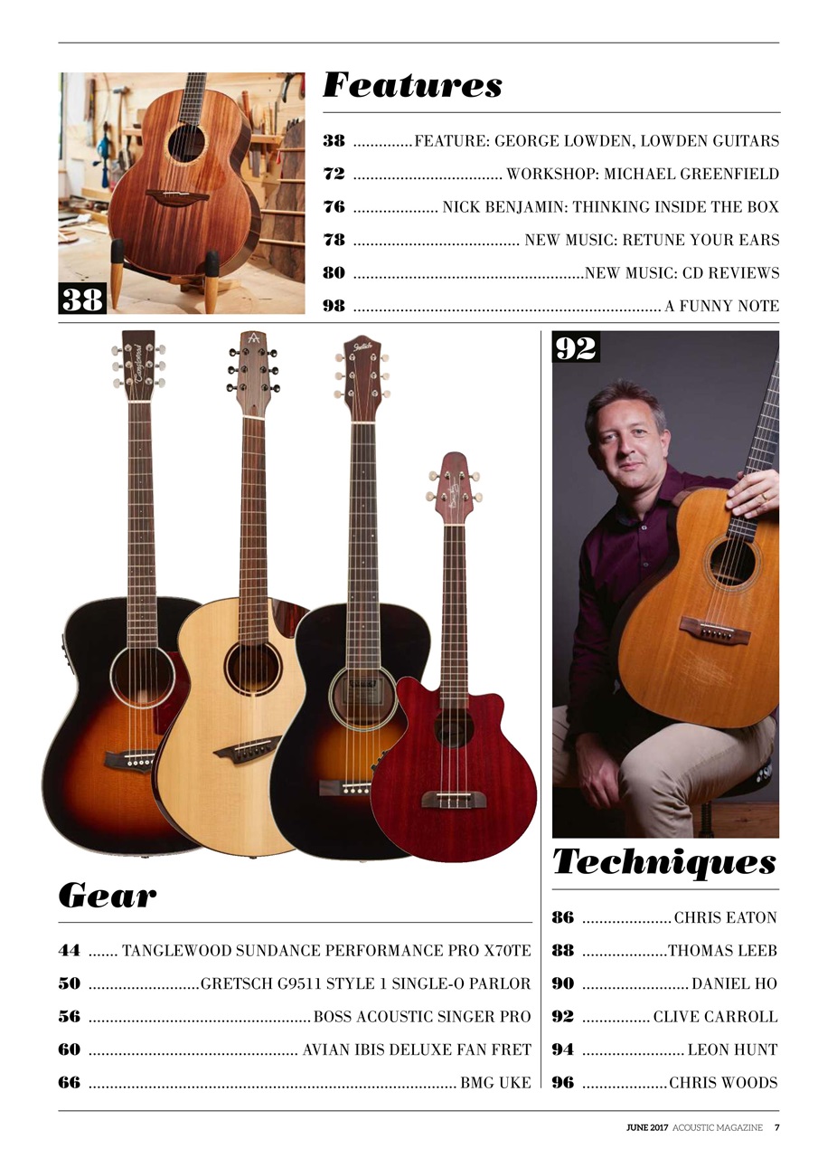 Acoustic Preview Pages