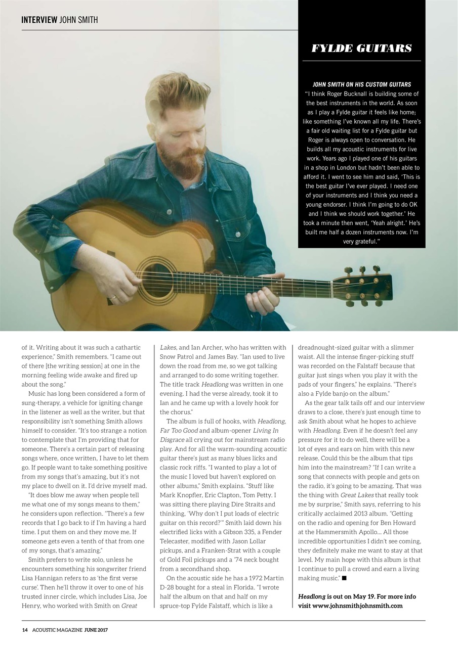 Acoustic Preview Pages