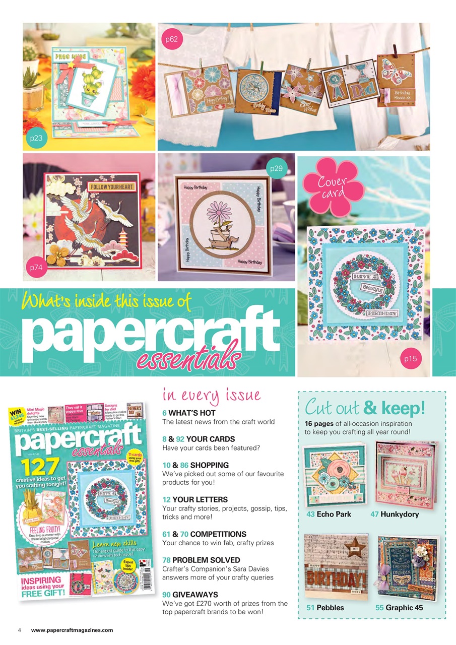 Papercraft Essentials Preview Pages
