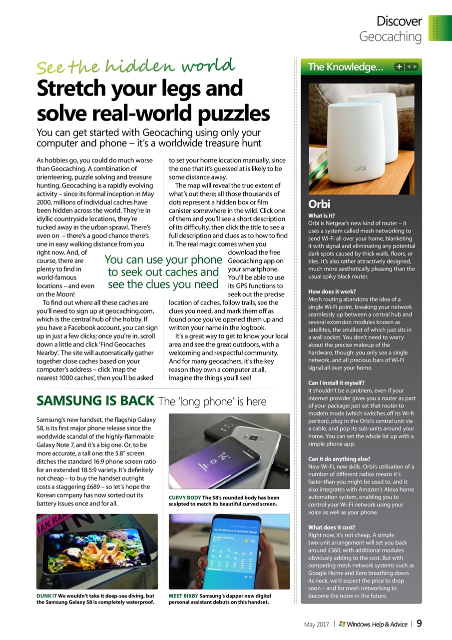 Windows Help & Advice Preview Pages