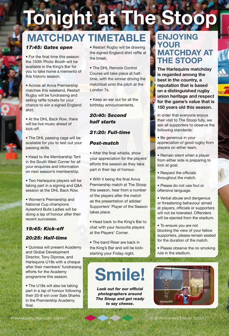 Harlequins Preview Pages
