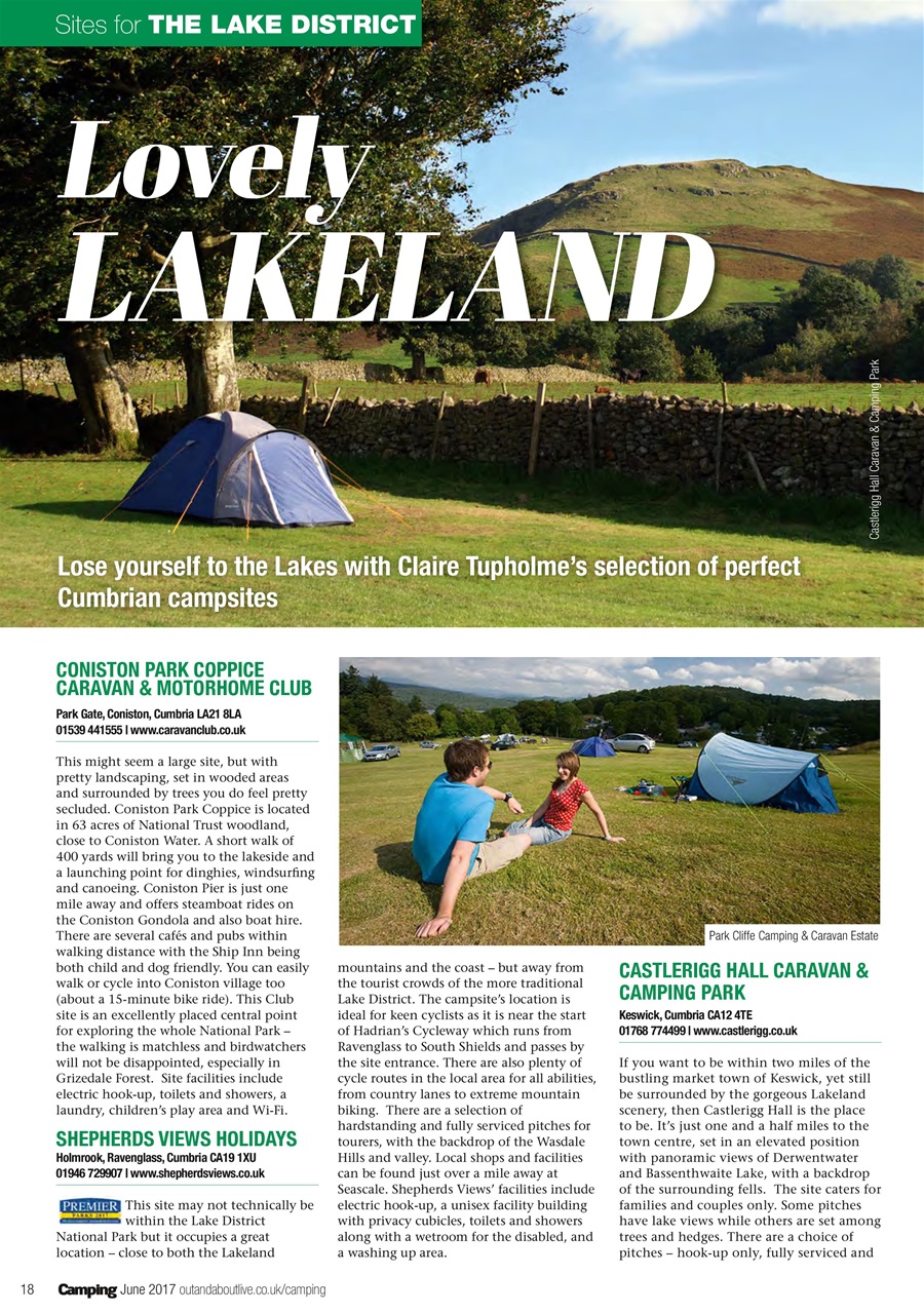 Camping Preview Pages