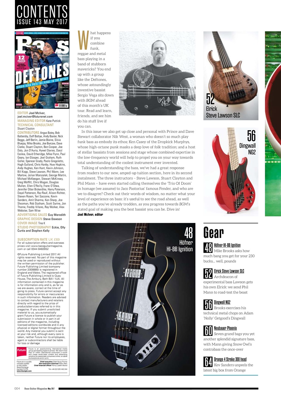 Bass Player UK Preview Pages