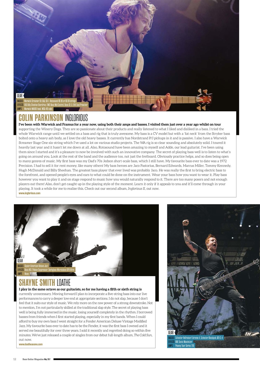 Bass Player UK Preview Pages