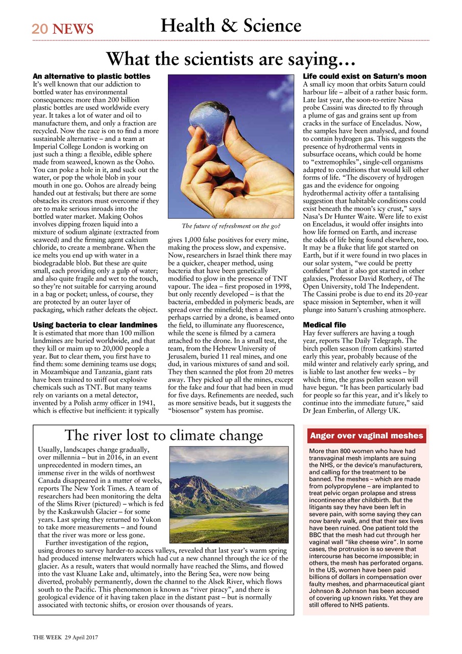 The Week Preview Pages