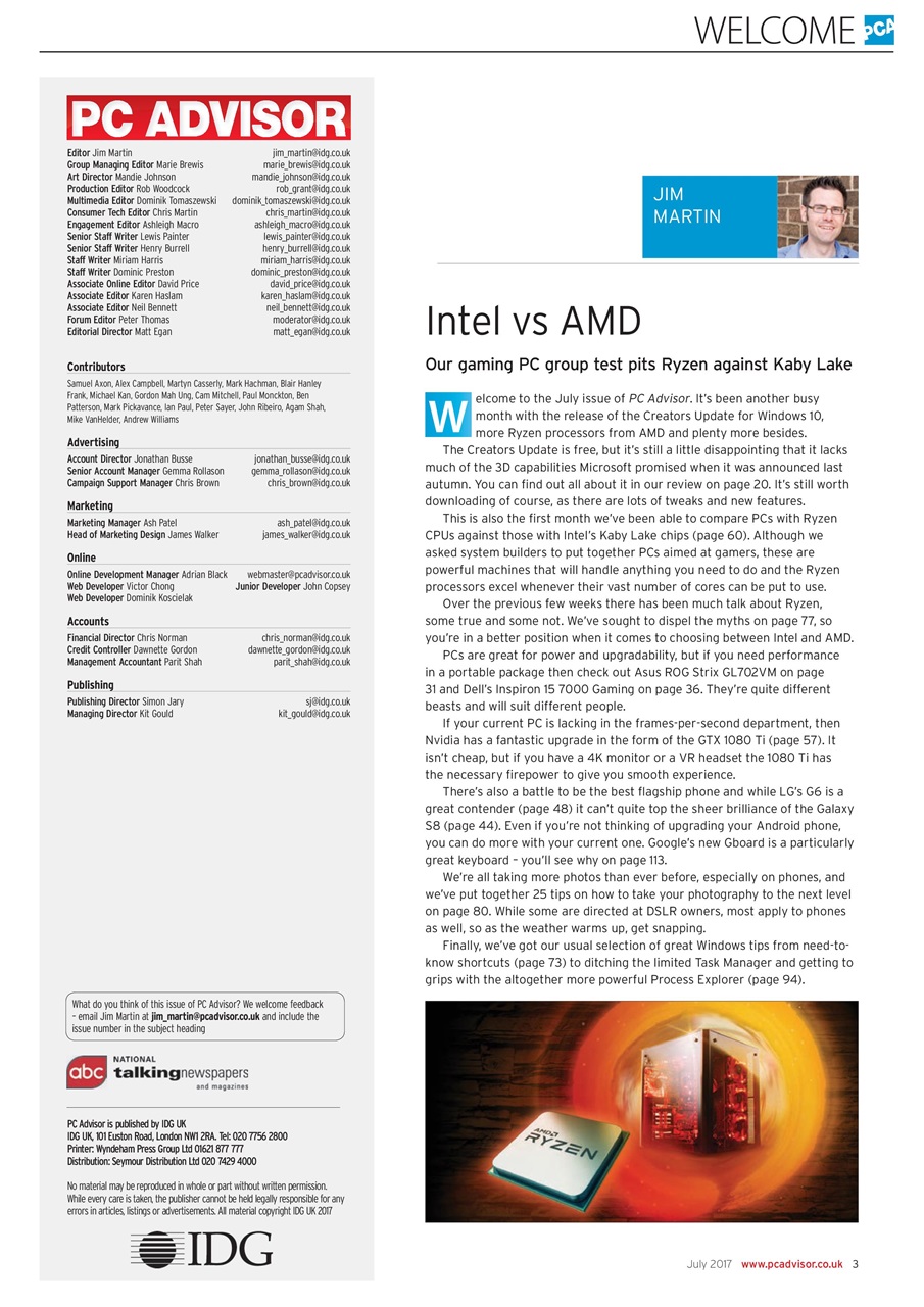 Tech Advisor Preview Pages