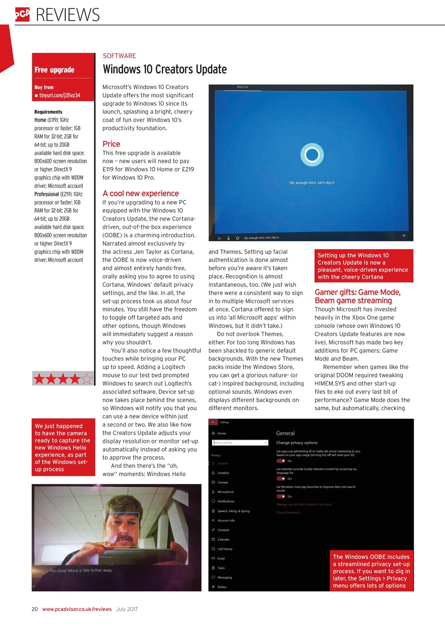 Tech Advisor Preview Pages