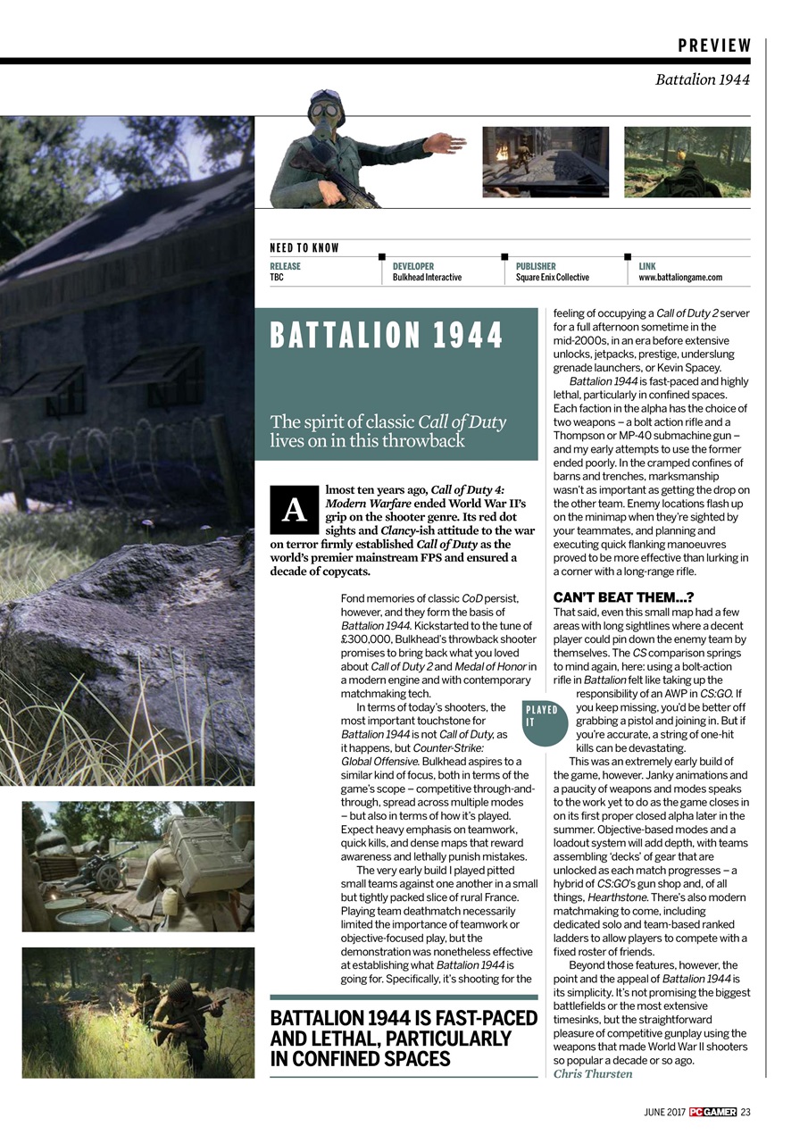 PC Gamer (UK Edition) Preview Pages