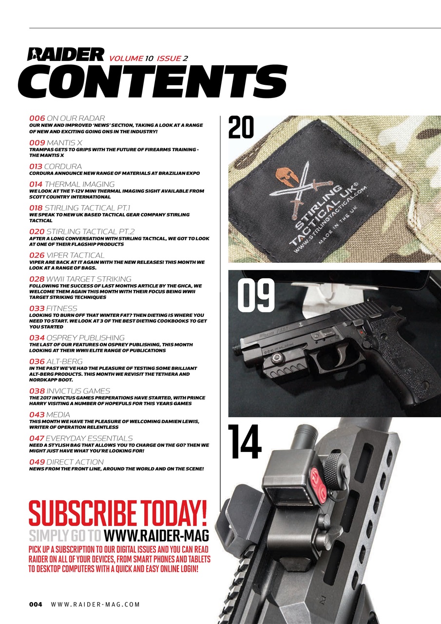 Raider Preview Pages