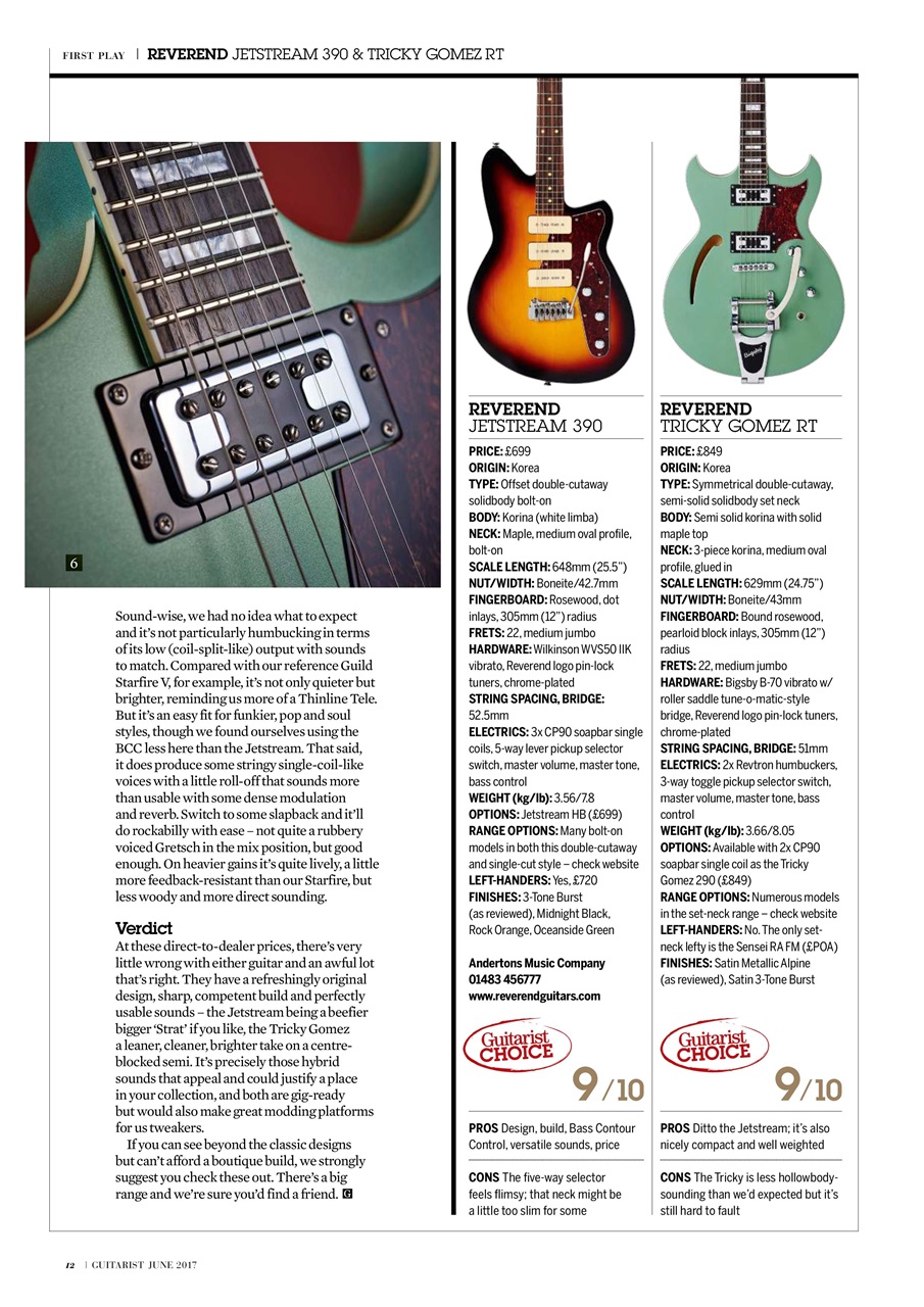 Guitarist Preview Pages