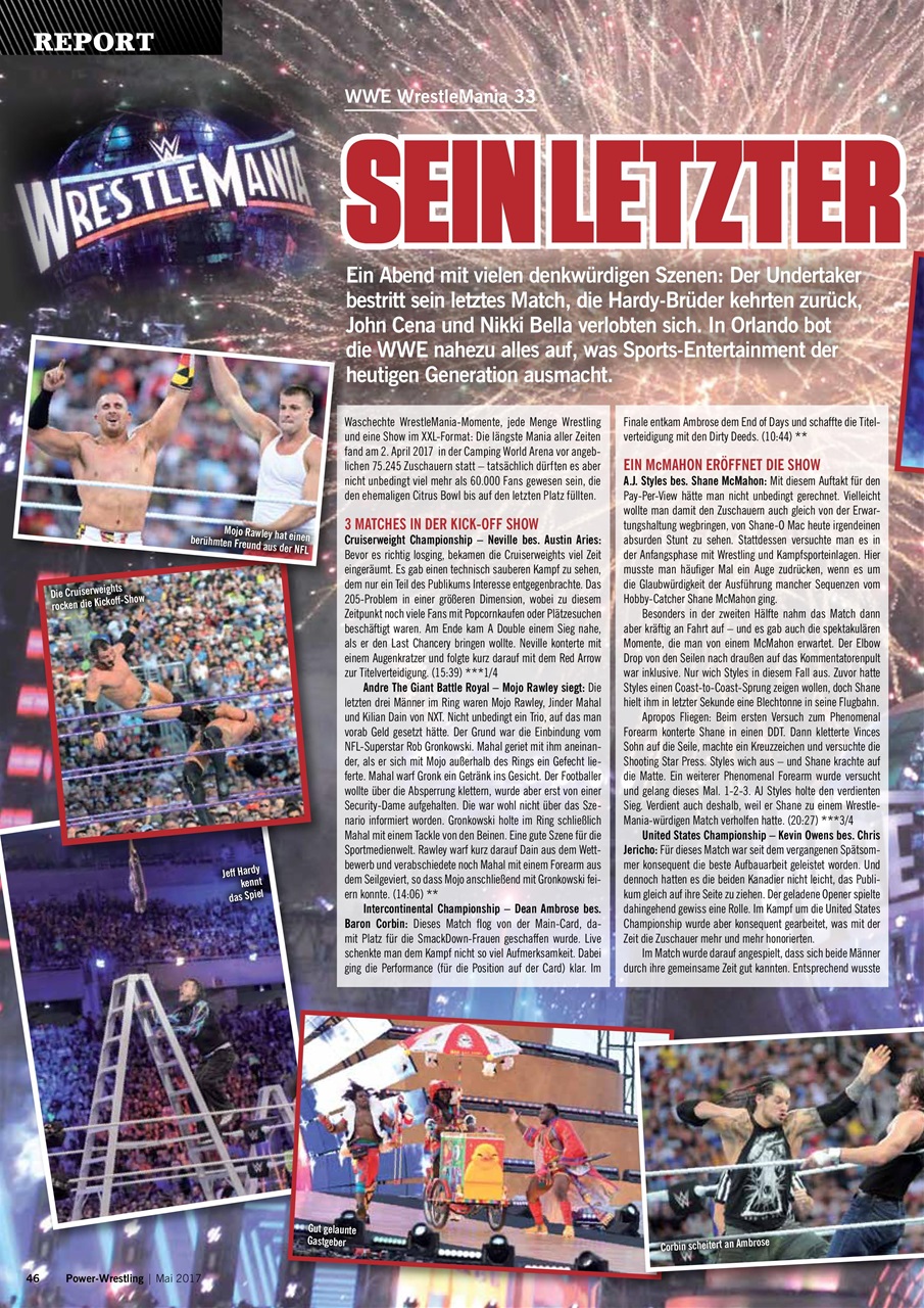 Power-Wrestling Preview Pages