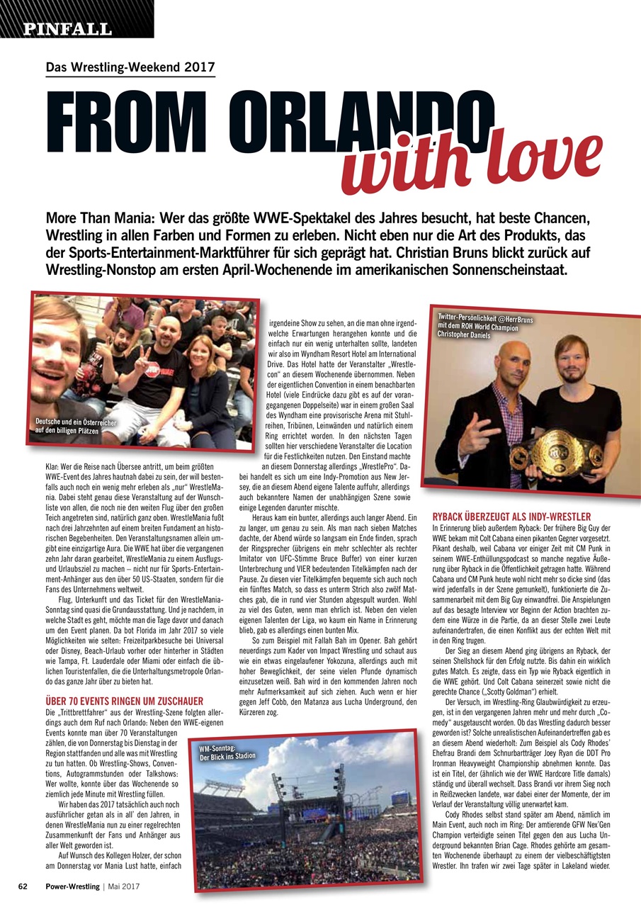 Power-Wrestling Preview Pages