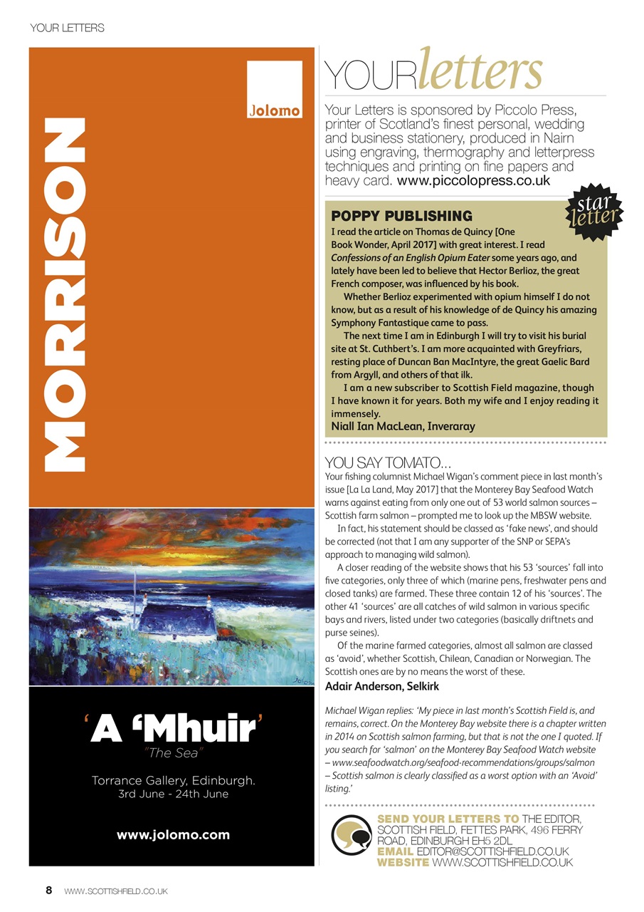 Scottish Field Preview Pages