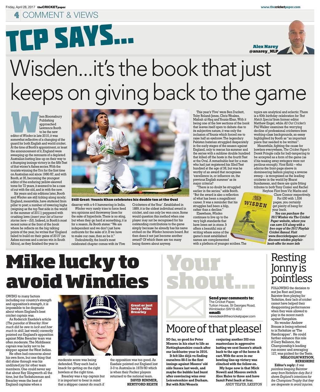The Cricket Paper Preview Pages
