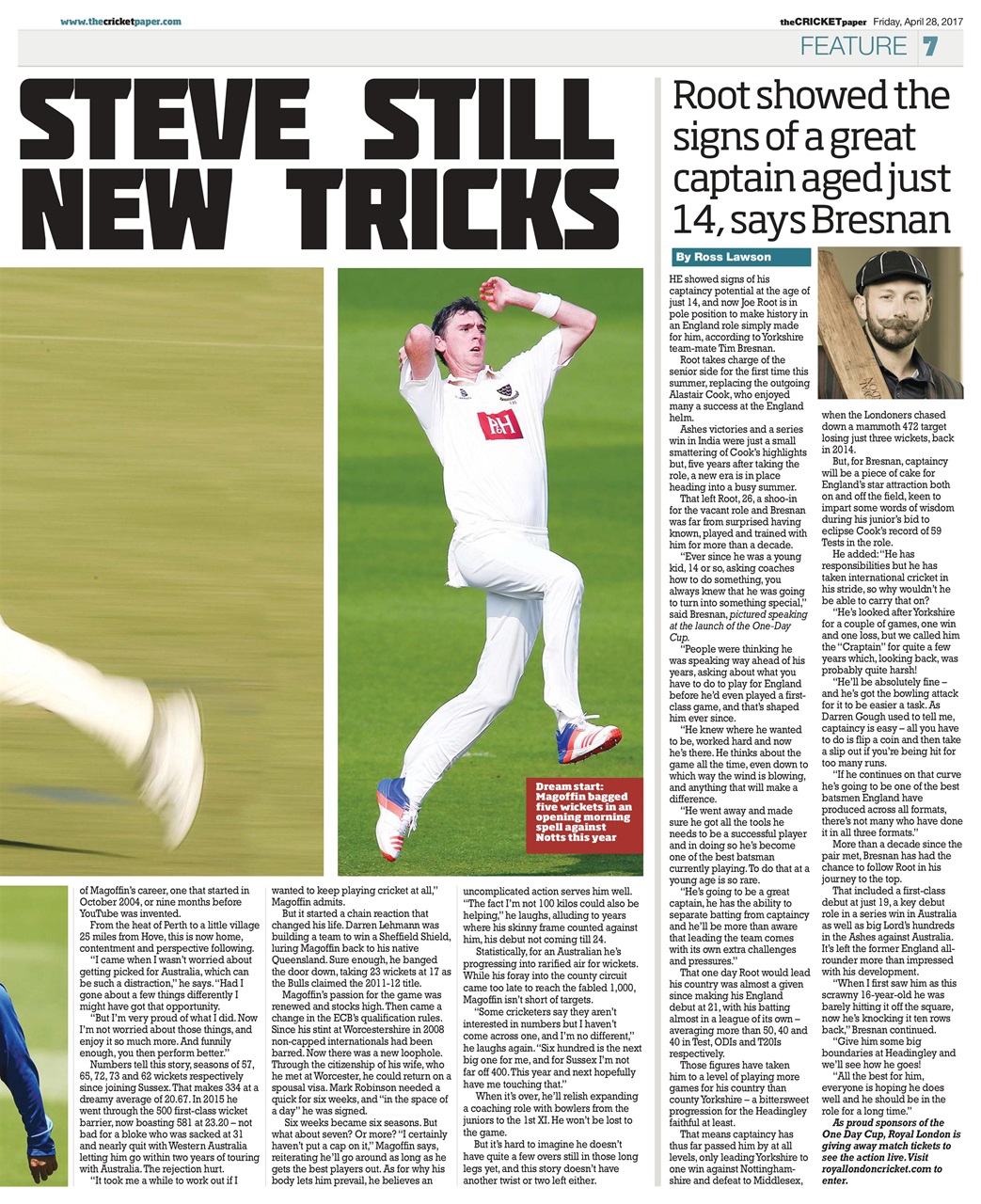 The Cricket Paper Preview Pages