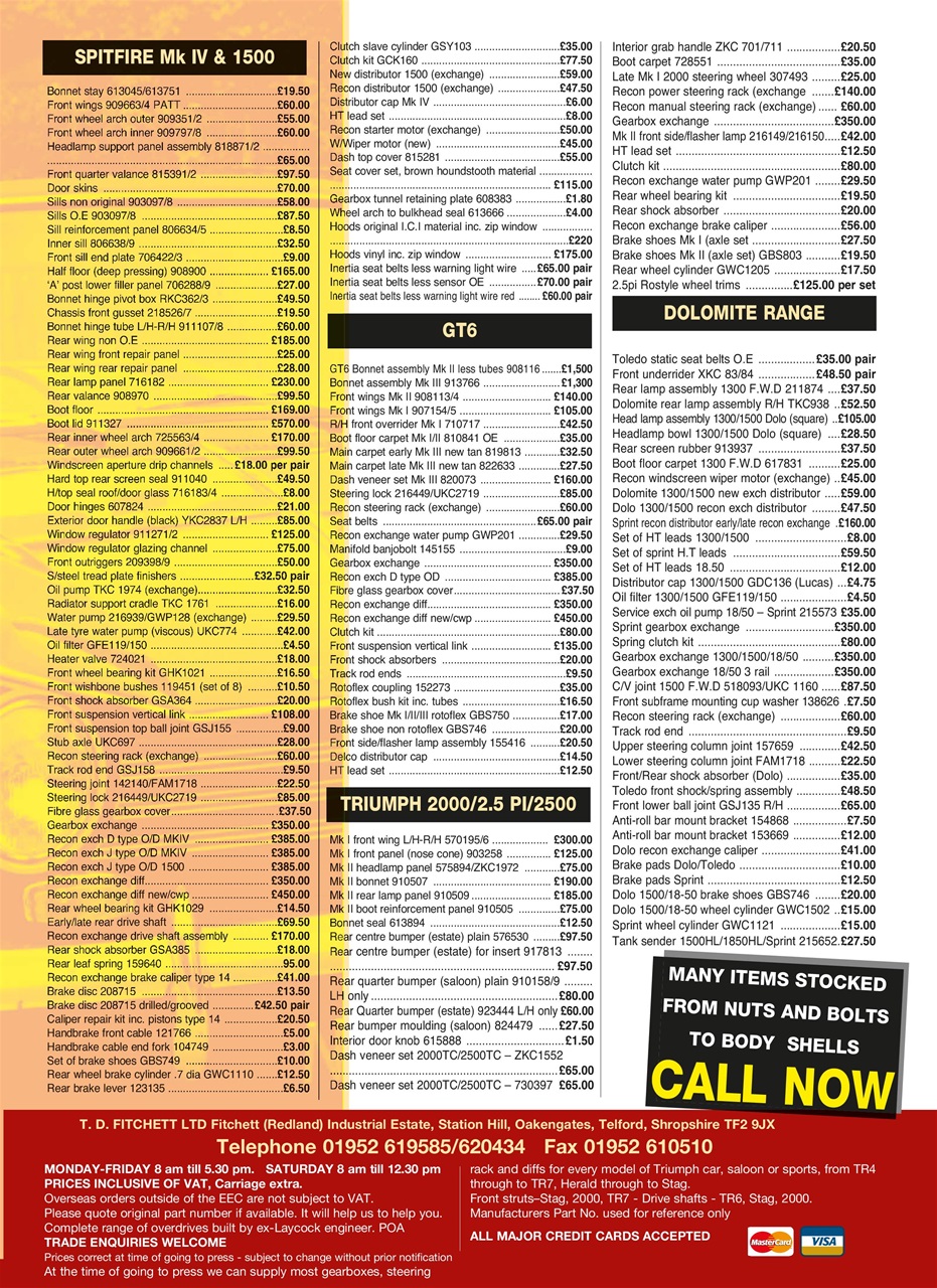 Triumph World Preview Pages