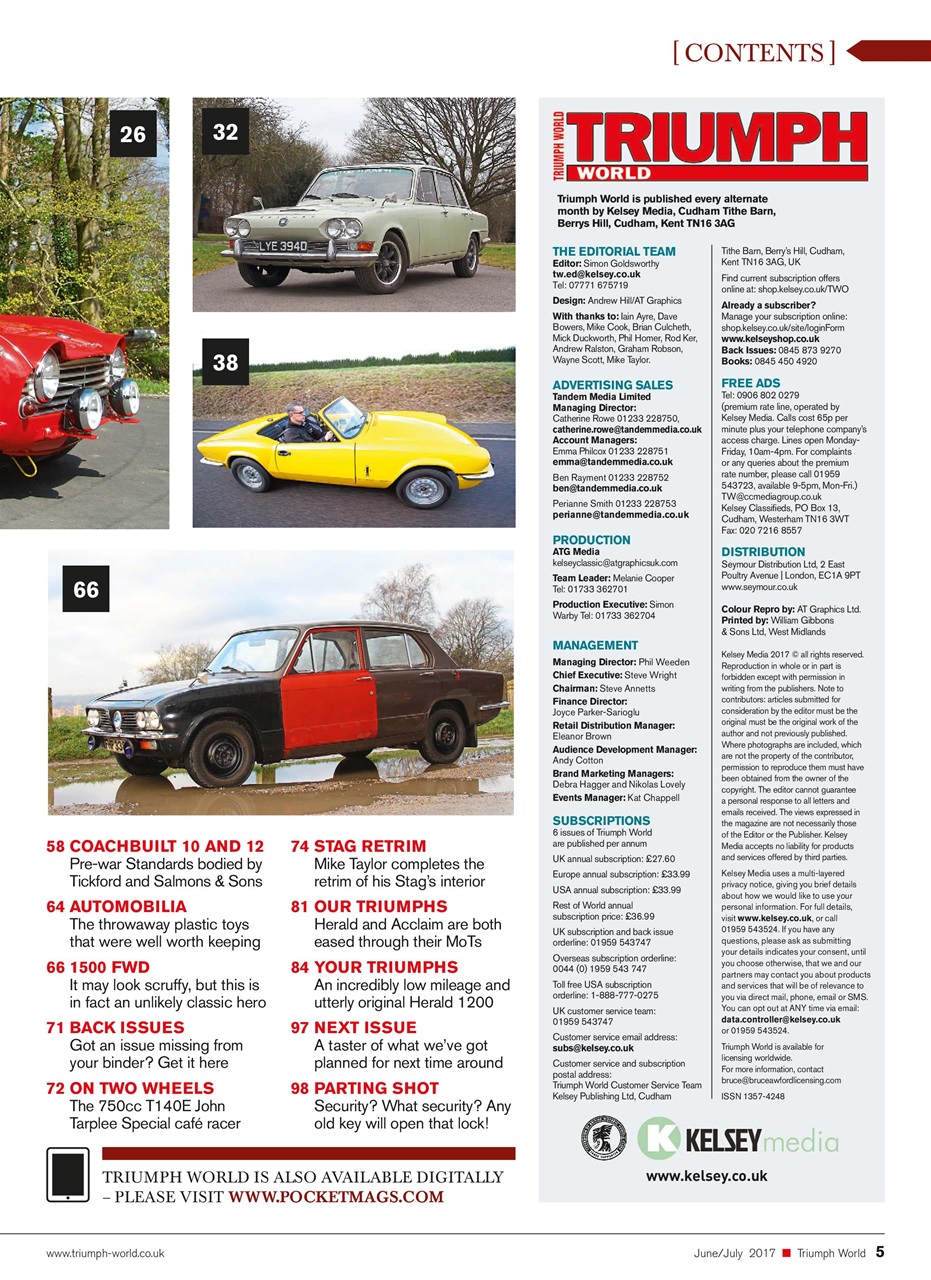 Triumph World Preview Pages