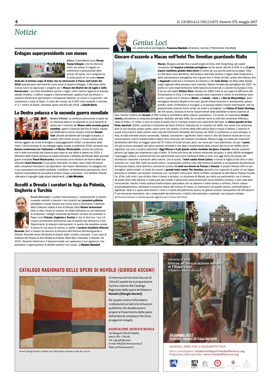 Il Giornale Dell’Arte Preview Pages