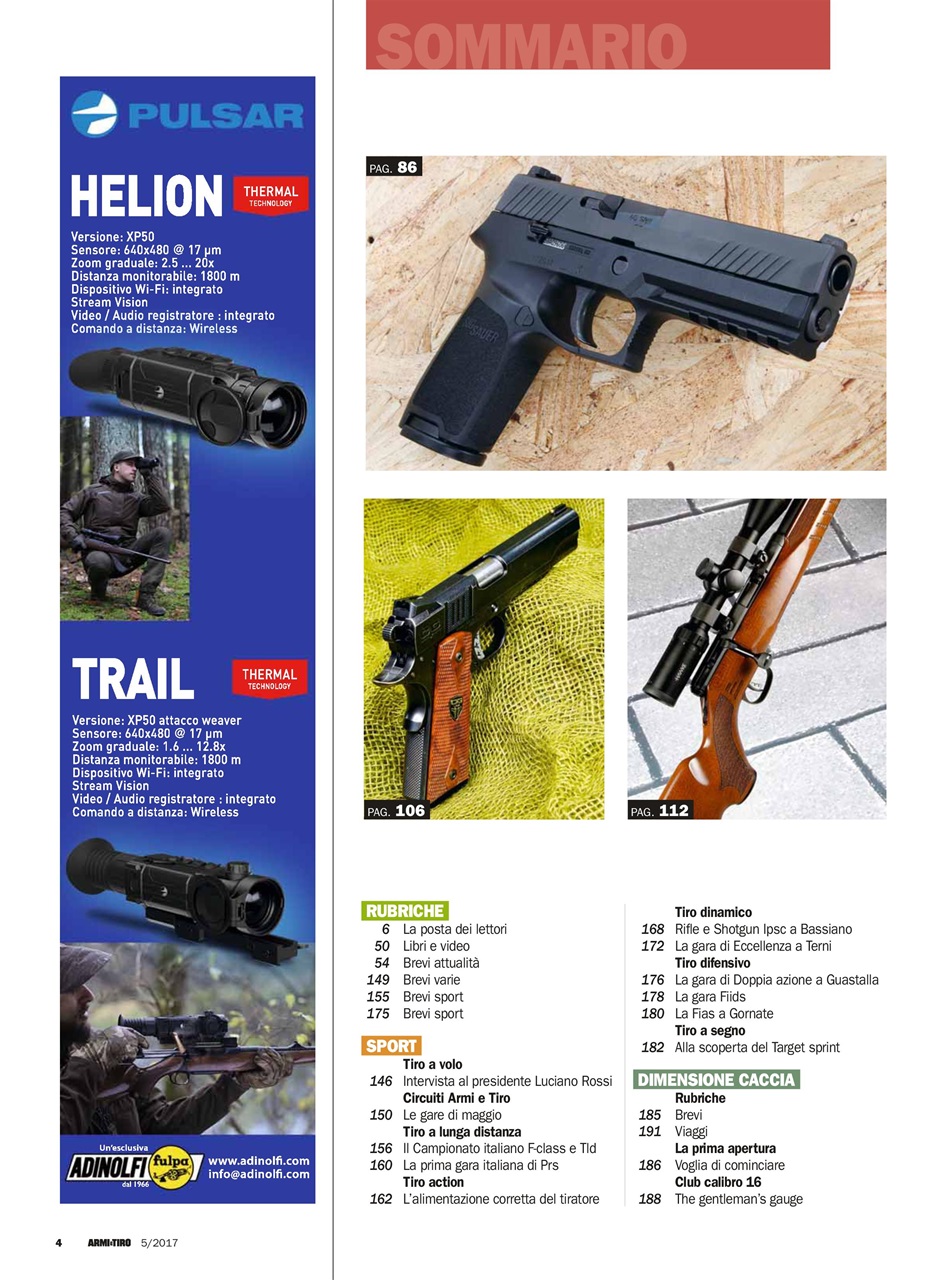 Armi E Tiro Preview Pages