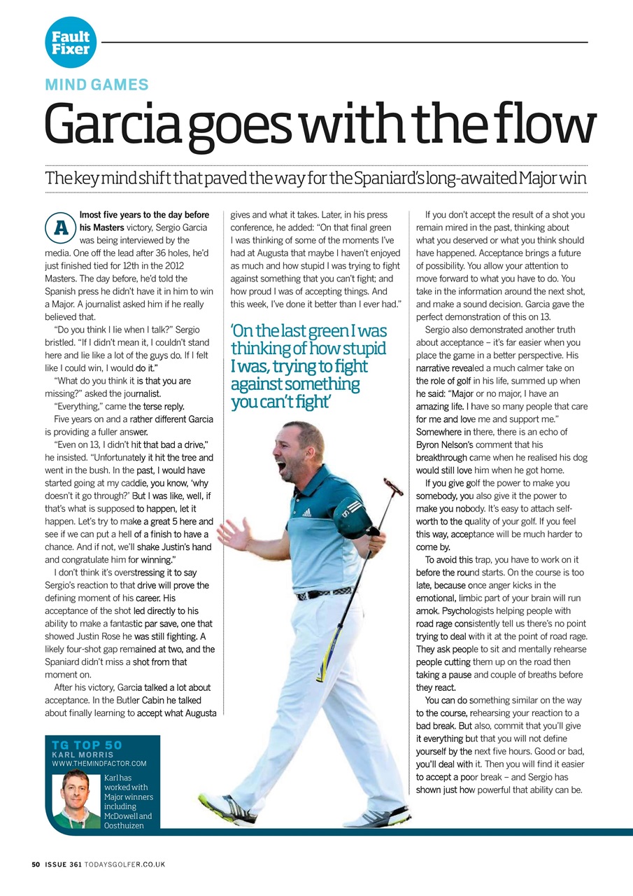 Today's Golfer Preview Pages