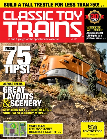 Classic Toy Trains issue July 2017