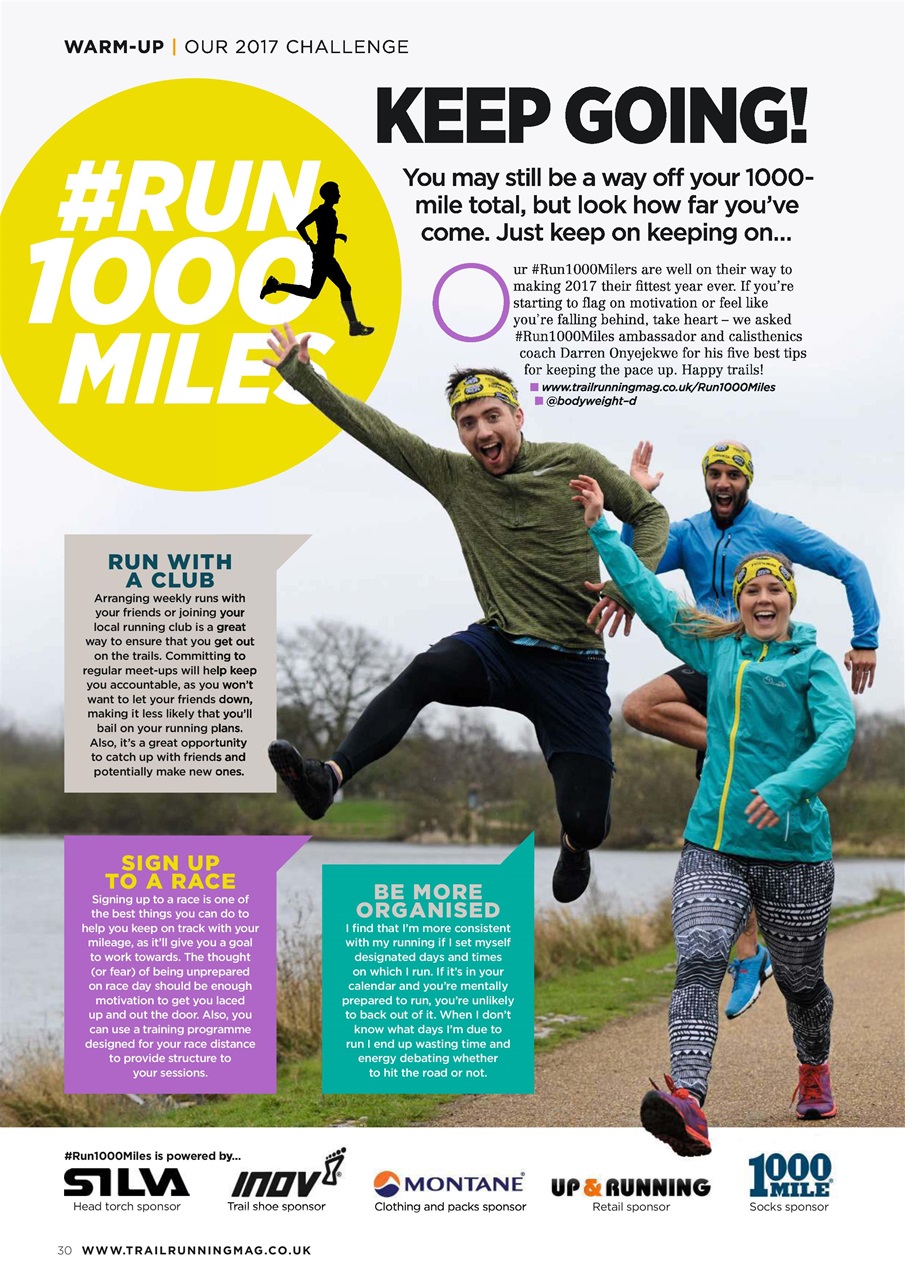 Trail Running Preview Pages