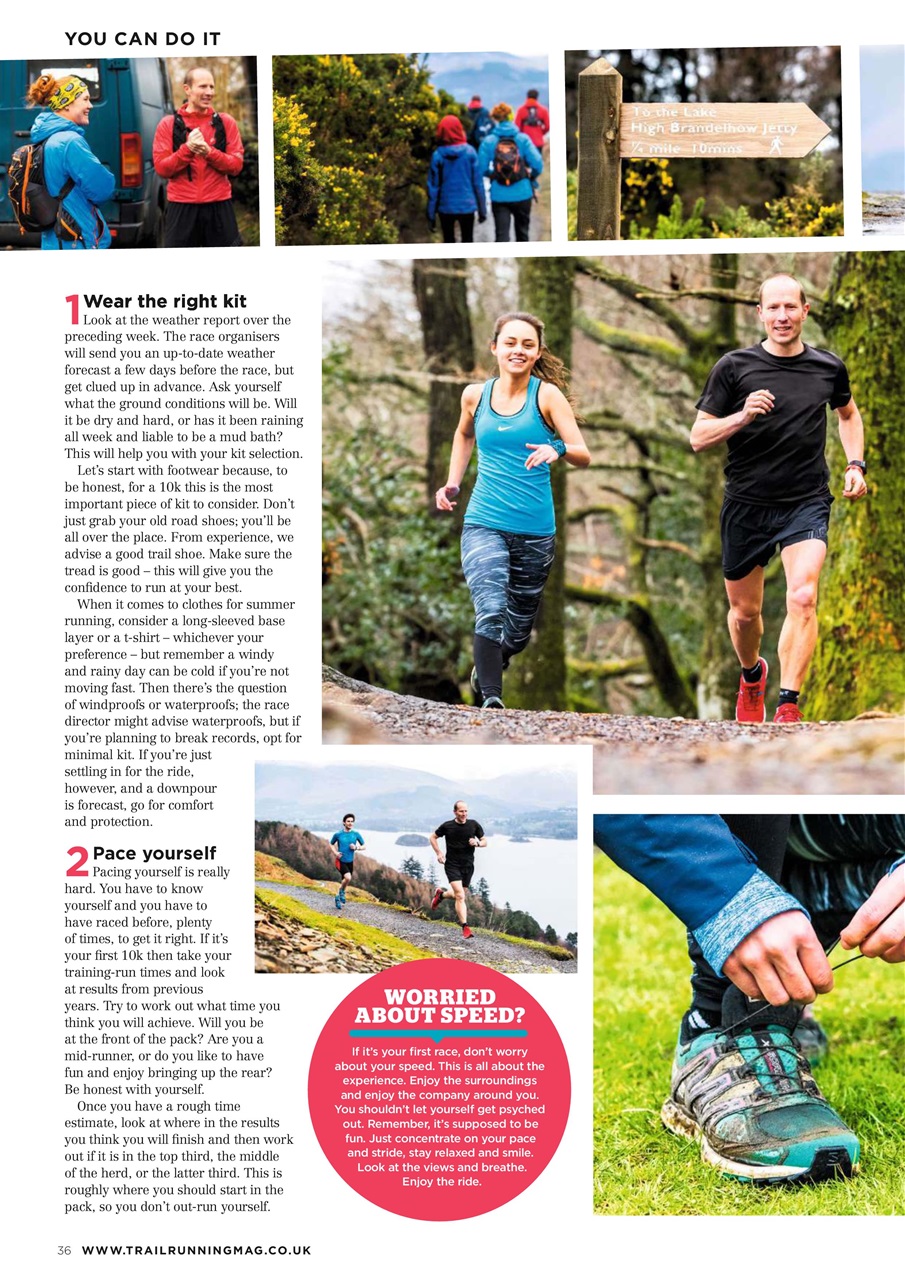 Trail Running Preview Pages