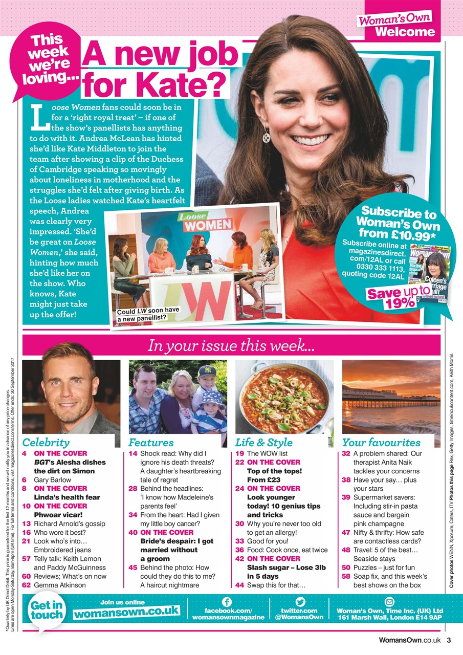 Woman's Own Preview Pages