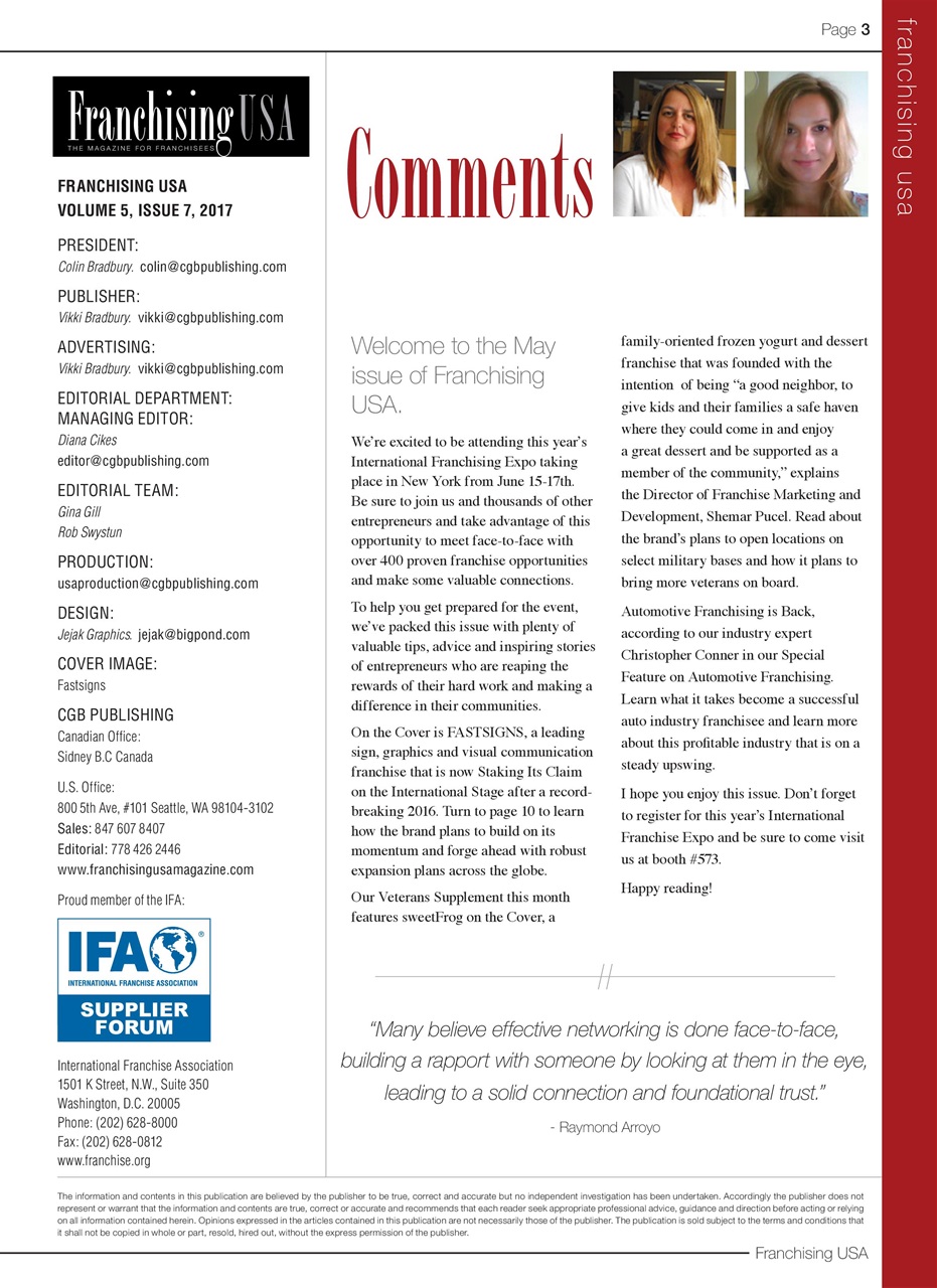 Franchising USA Preview Pages