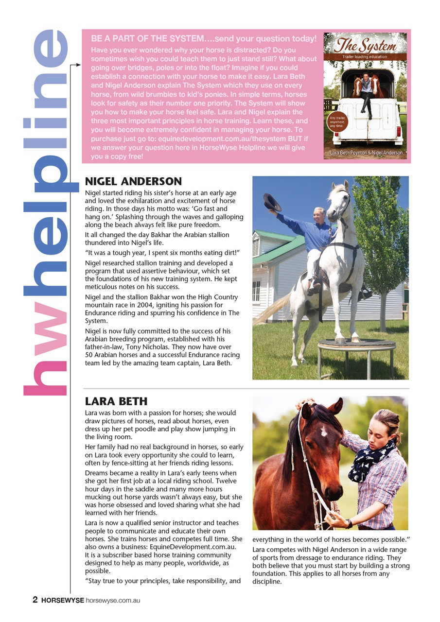HorseWyse Magazine Preview Pages