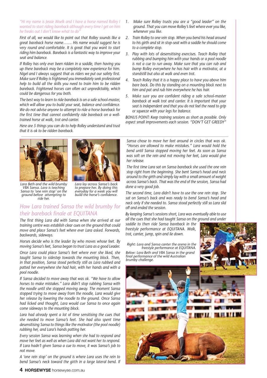 HorseWyse Magazine Preview Pages