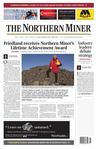The Northern Miner issue Vol. 103 No. 9