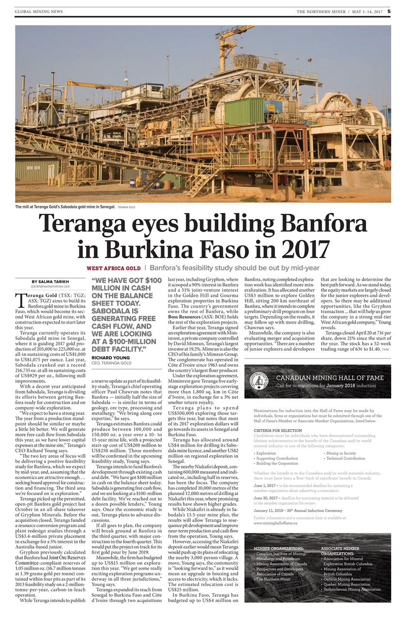 The Northern Miner Preview Pages