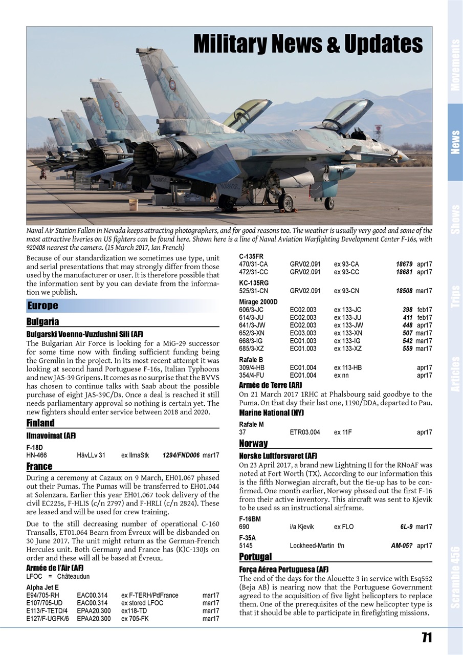 Scramble Magazine Preview Pages