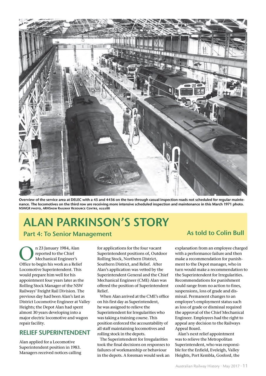 Australian Railway History Preview Pages