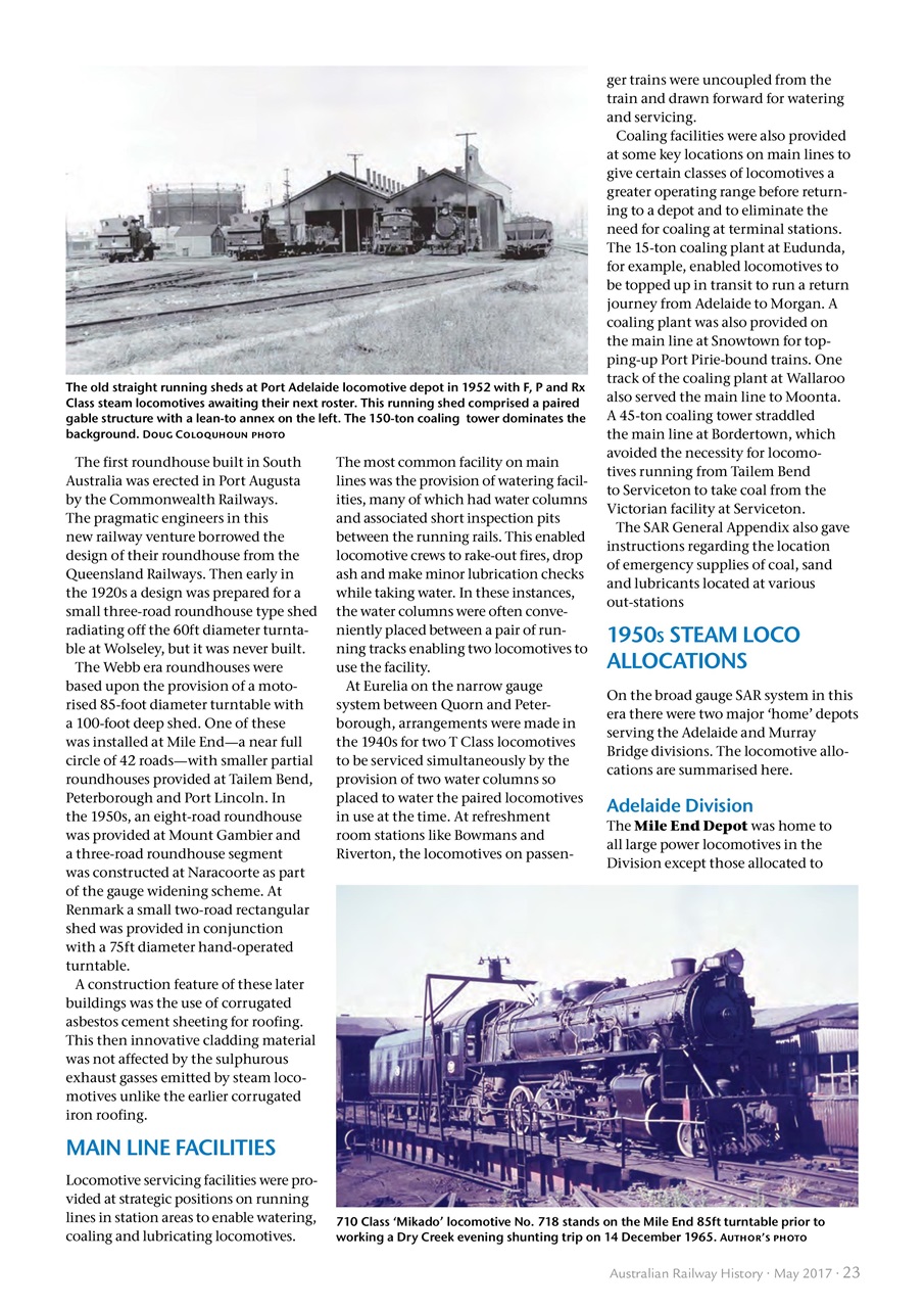 Australian Railway History Preview Pages