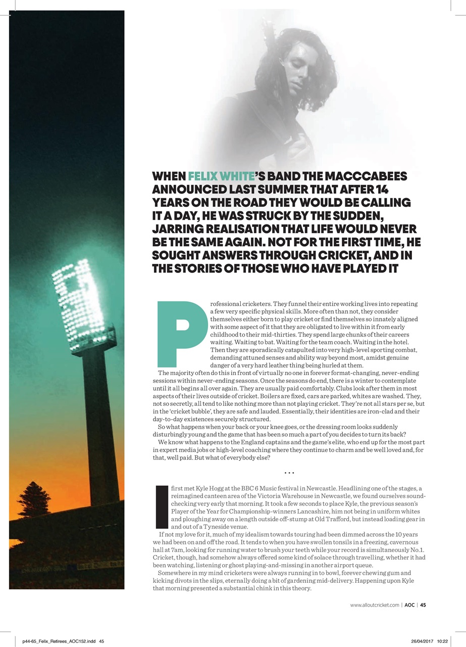 Wisden Cricket Monthly Preview Pages