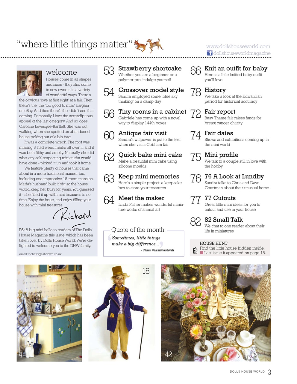 Dolls House World Preview Pages