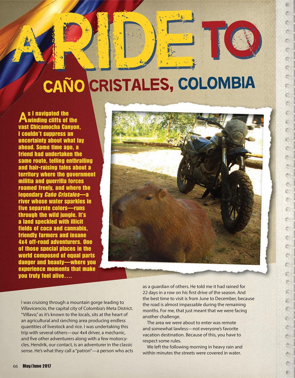 Adventure Motorcycle Preview Pages
