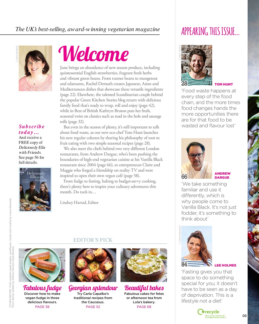 Vegetarian Living Preview Pages