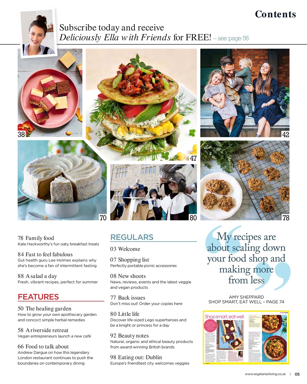 Vegetarian Living Preview Pages