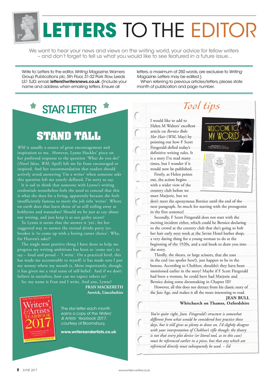 Writing Magazine Preview Pages