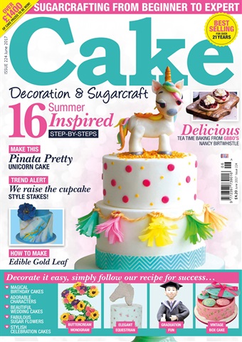 Cake Decoration & Sugarcraft Magazine issue June 2017