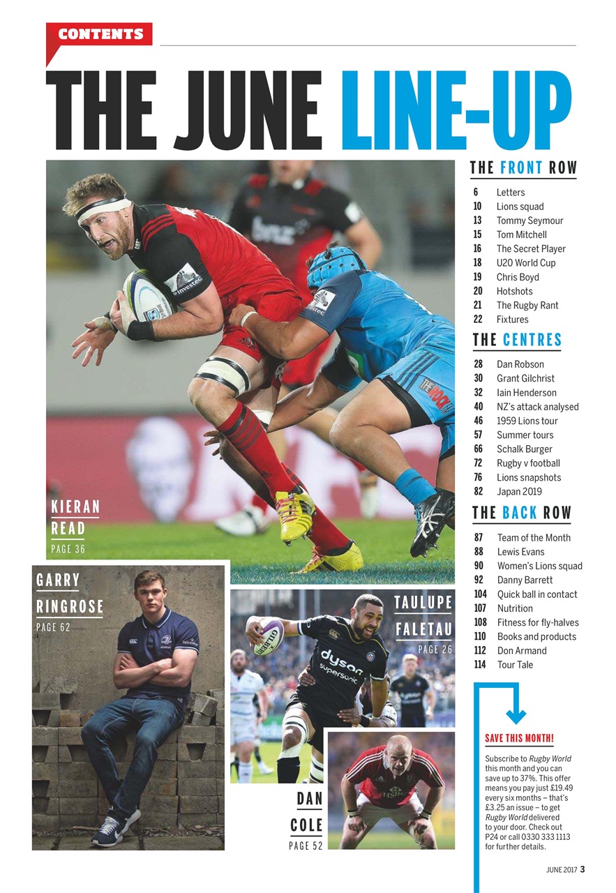 Rugby World Preview Pages