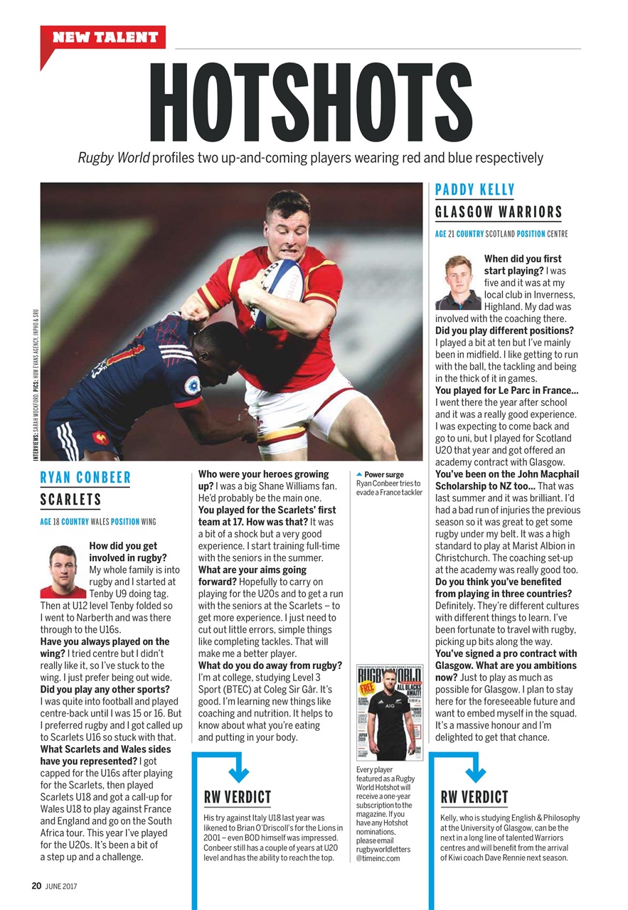 Rugby World Preview Pages