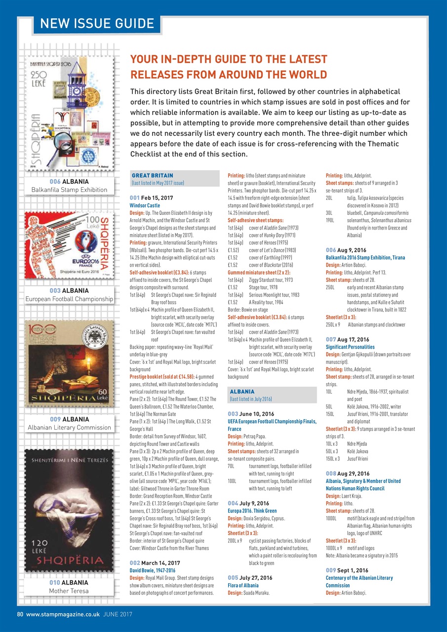 Stamp Magazine Preview Pages