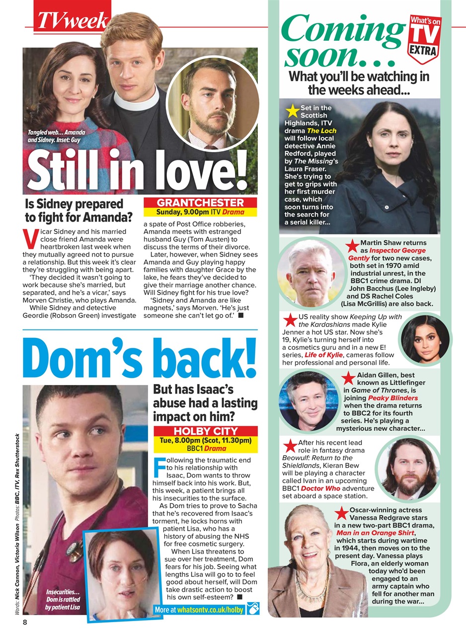 What's on TV Preview Pages